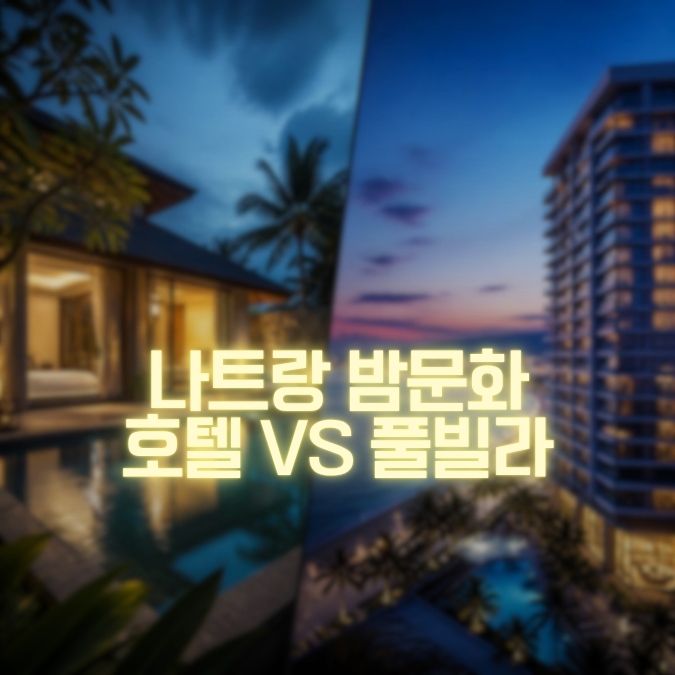 나트랑 호텔vs풀빌라